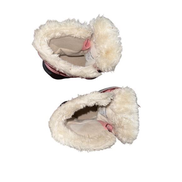 Sorel Snow Commander Boot Unisex Children's Winter Boots Size 7 Pink - Picture 7 of 9